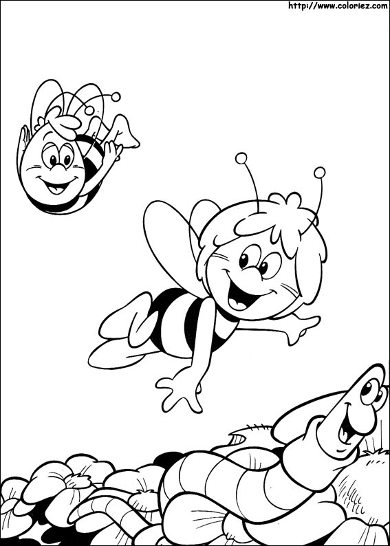 Maya the Bee coloring picture